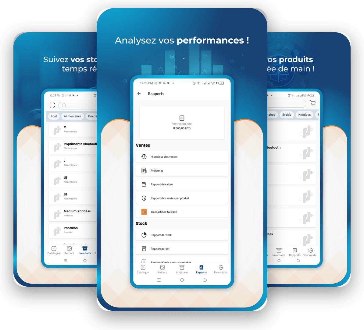 Kes Lakay Business Management & POS App interface